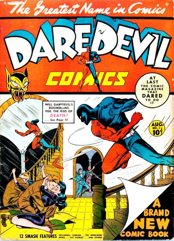Daredevil Comics (Golden Age) #2: Vintage Superhero Comic | August 1941
