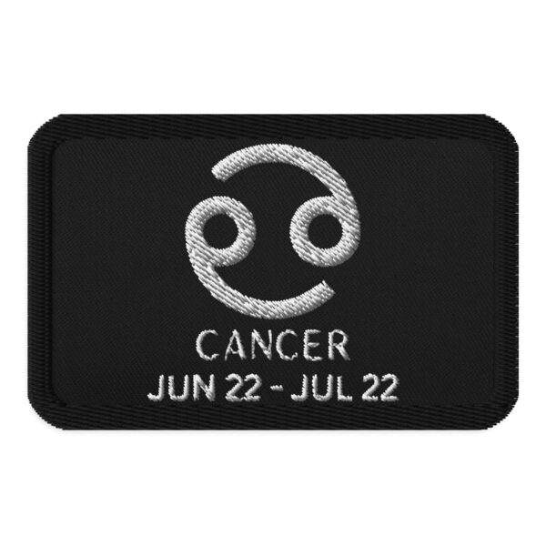 Cancer Zodiac Embroidered patches