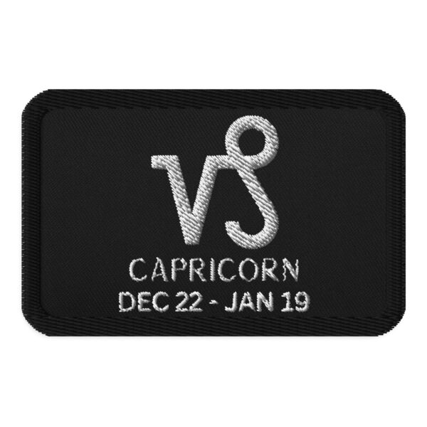 Capricorn Zodiac Embroidered patches