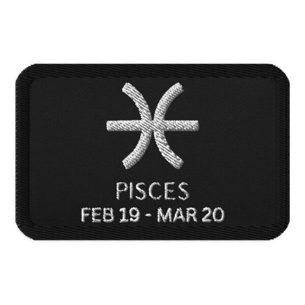 Pisces Zodiac Embroidered patches