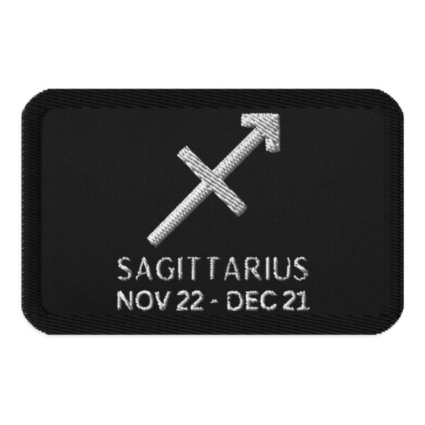 Sagittarius Zodiac Embroidered patches