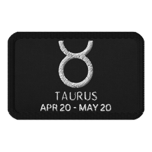 Taurus Zodiac Embroidered patches