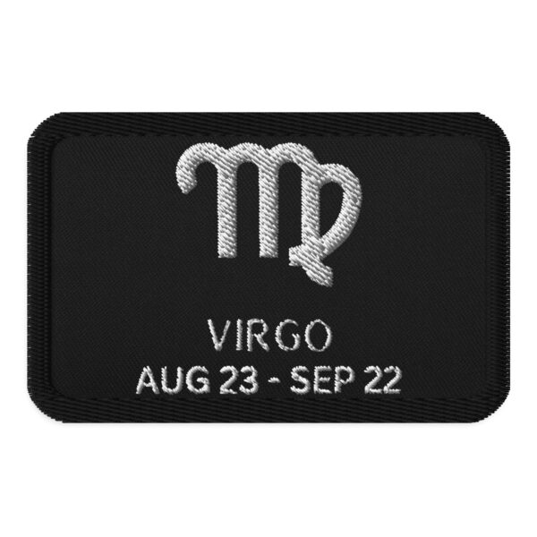Virgo Zodiac Embroidered patches
