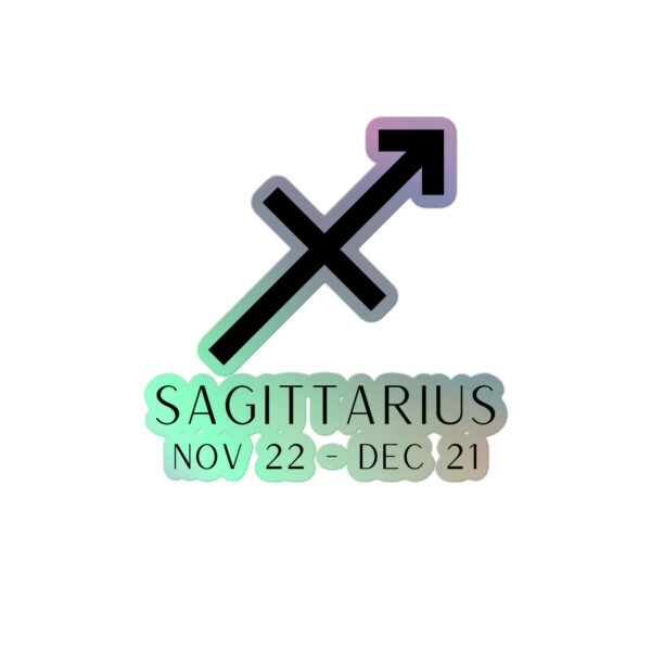 Sagittarius Zodiac Holographic stickers