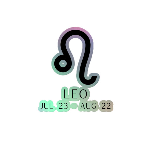 Leo Zodiac Holographic stickers