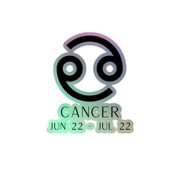 Cancer Zodiac Holographic stickers