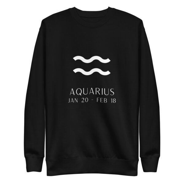 Aquarius Zodiac Unisex Premium Sweatshirt