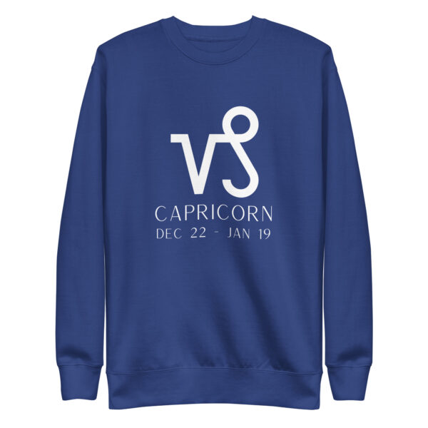 Capricorn Zodiac Unisex Premium Sweatshirt