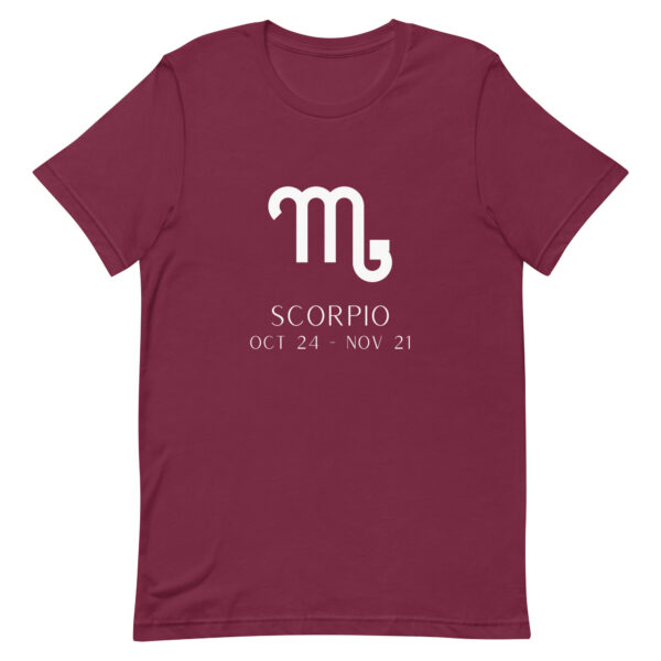 Scorpio Zodiac Unisex t-shirt