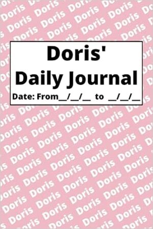 Personalized Daily Journal – Doris: Pink cover