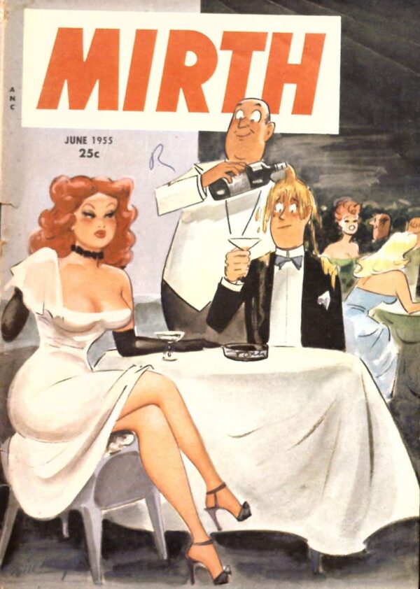 Mirth #38: Vintage Adult Humor Comic | June 1955