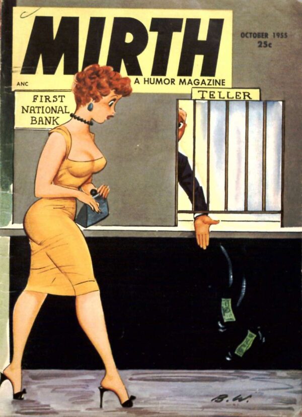 Mirth #40: Vintage Adult Humor Comic | October 1955