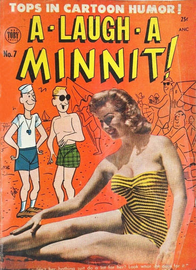A-Laugh-A-Minnit #7: Toby Press/Minoan | Vintage Humor Comic | December 1954