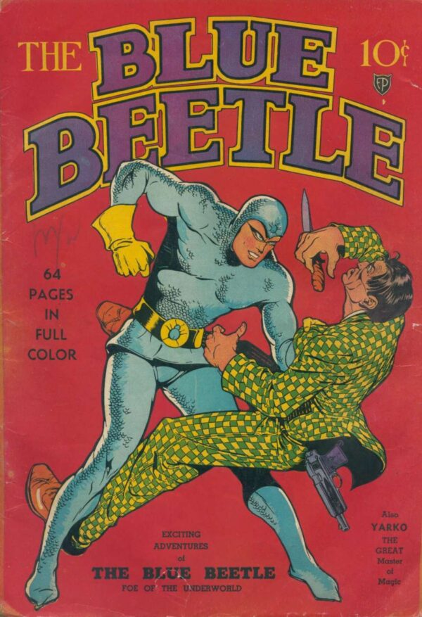 Blue Beetle No1: Vintage Superhero Comic | January 1940