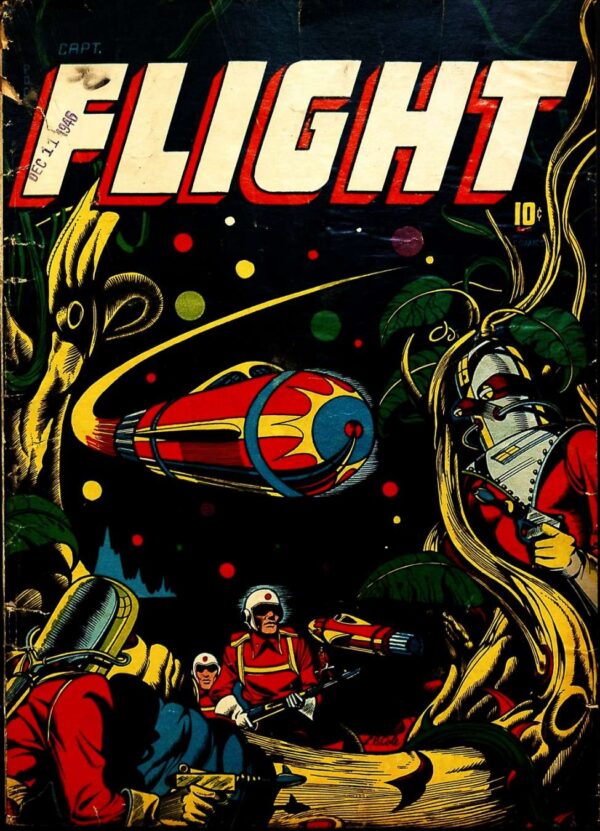 Captain Flight Comics No3: Golden Age War Comic Book | February-March 1947