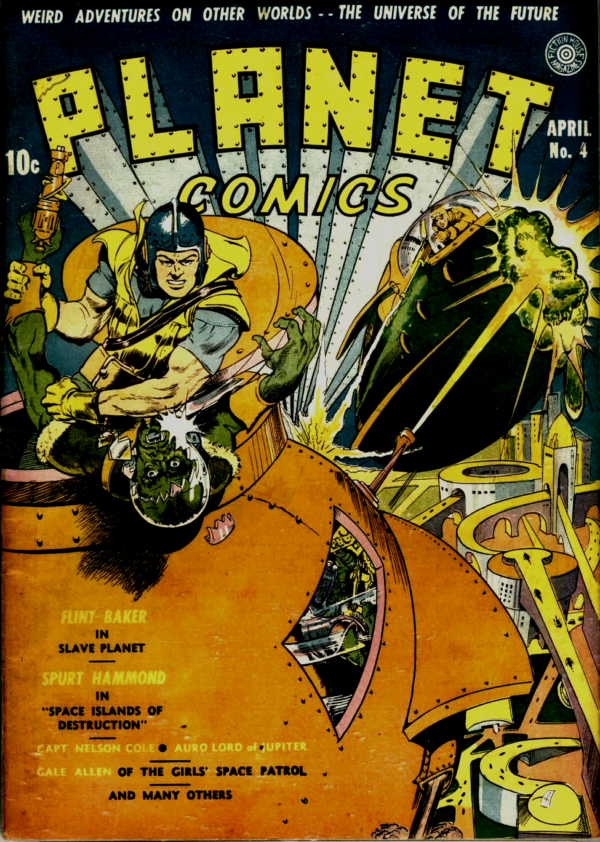 Planet Comics No4: Vintage | Golden Age Sci-Fi | April 1940