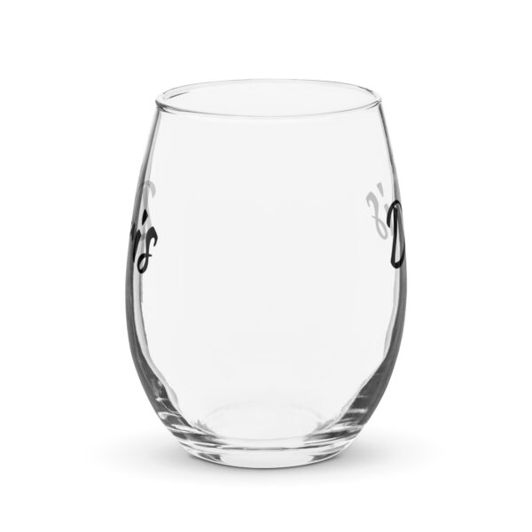 Personalized Stemless wine glass - Doris - Image 3