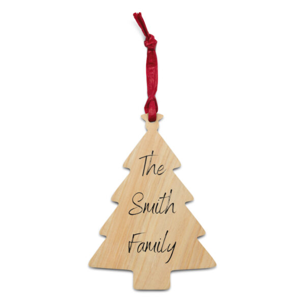 Wooden ornament – Smith Family