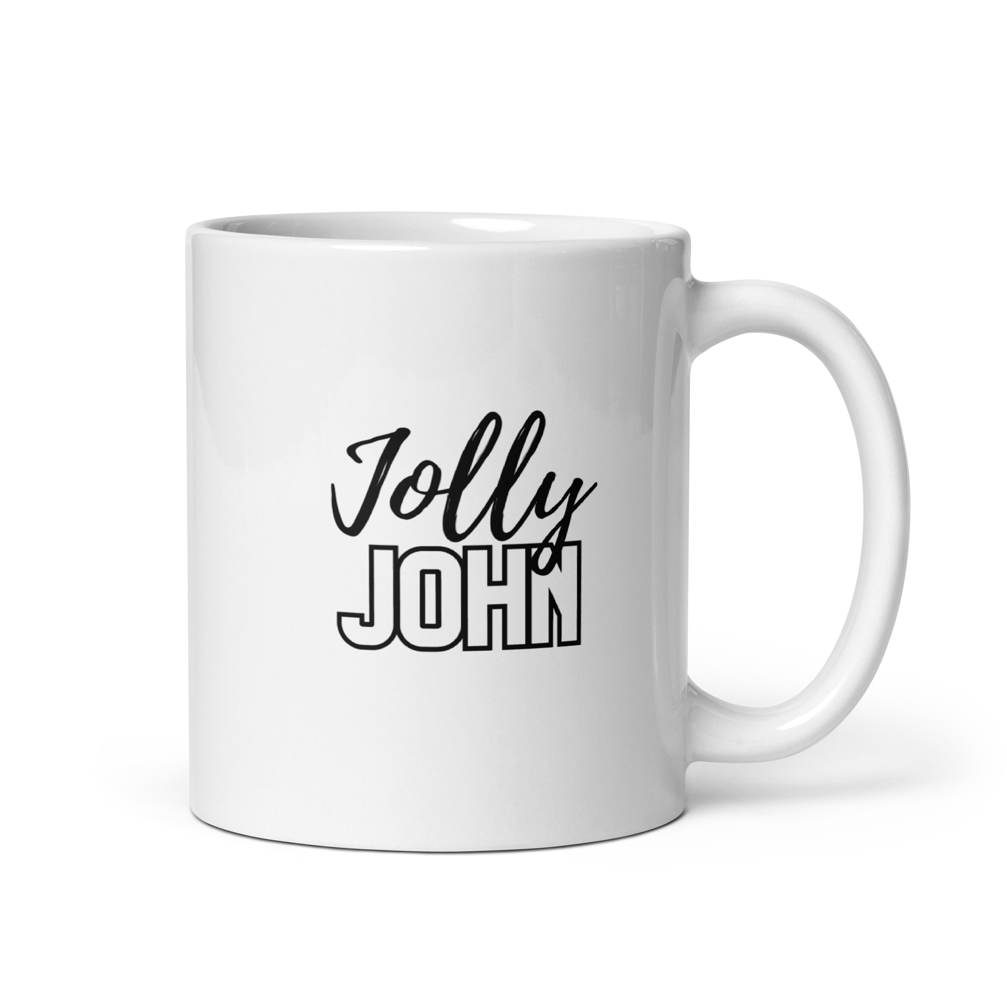 Jolly John – White glossy mug