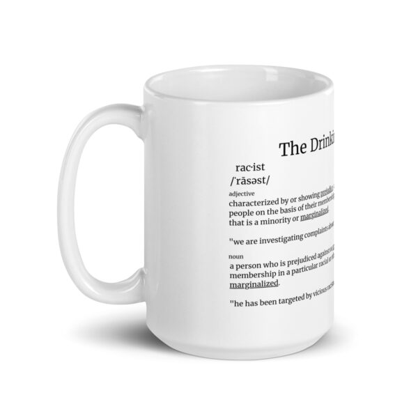 The Drinking Dictionary - "racist" - White glossy mug - Image 5