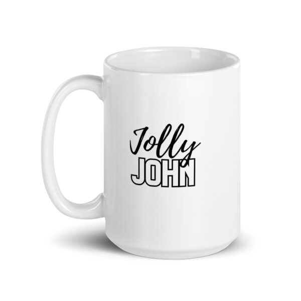 Jolly John - White glossy mug - Image 5