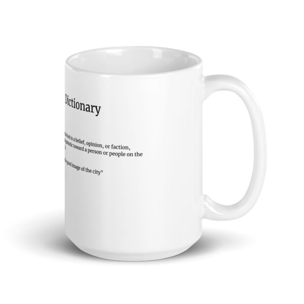 The Drinking Dictionary – "bigot" - White glossy mug - Image 4