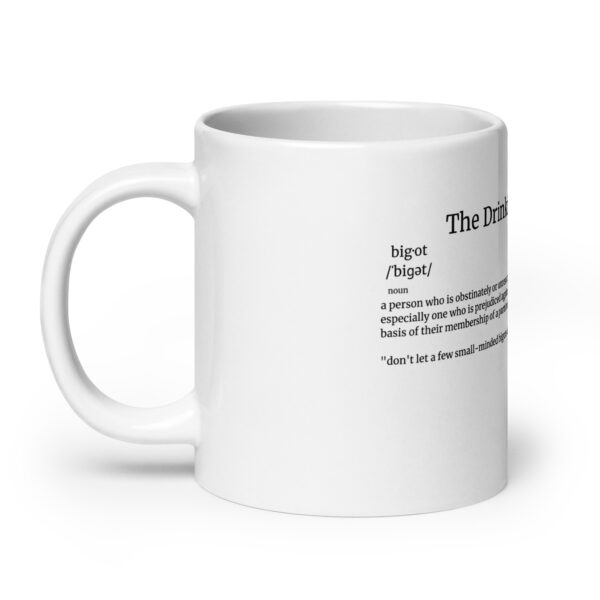 The Drinking Dictionary – "bigot" - White glossy mug - Image 8