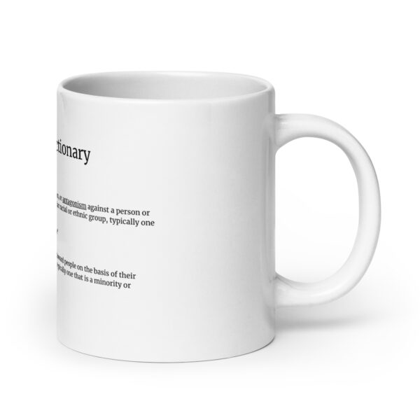 The Drinking Dictionary - "racist" - White glossy mug - Image 7