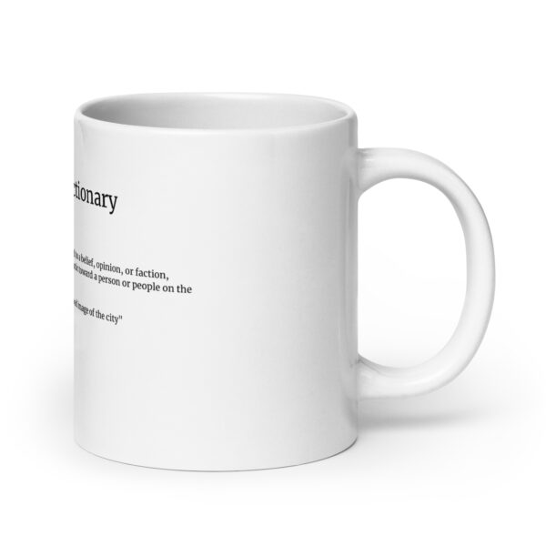 The Drinking Dictionary – "bigot" - White glossy mug - Image 7