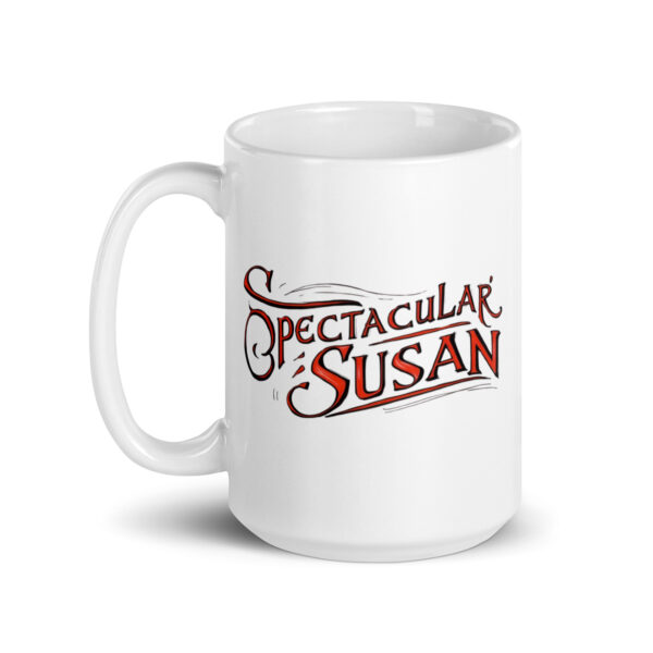 Spectacular Susan - White glossy mug - Image 5