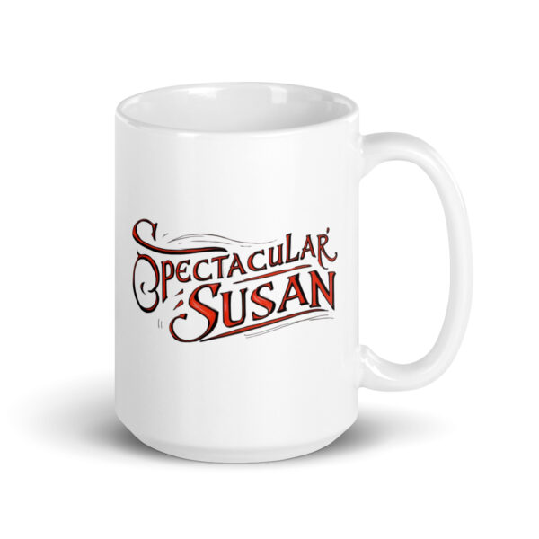 Spectacular Susan - White glossy mug - Image 4