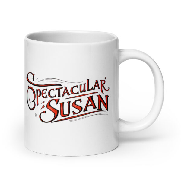 Spectacular Susan - White glossy mug - Image 7