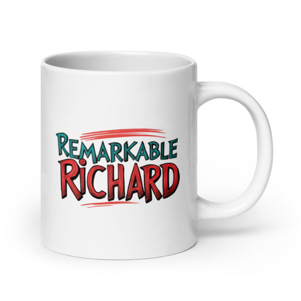 Remarkable Richard – White glossy mug