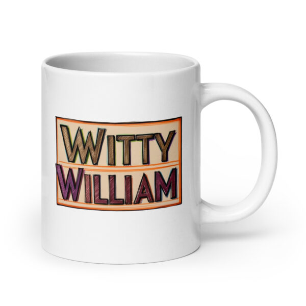 Witty William - White glossy mug - Image 6