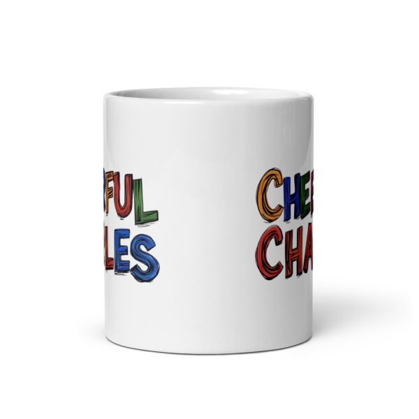 Cheerful Charles - White glossy mug - Image 3