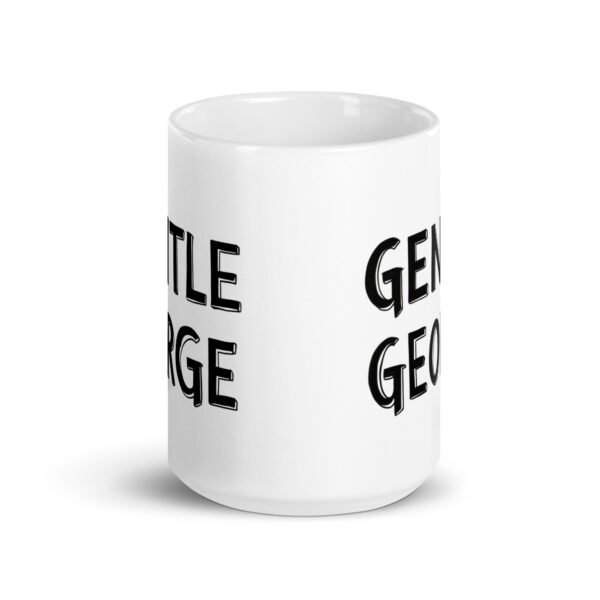 Gentle George - White glossy mug - Image 6
