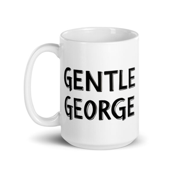 Gentle George - White glossy mug - Image 5