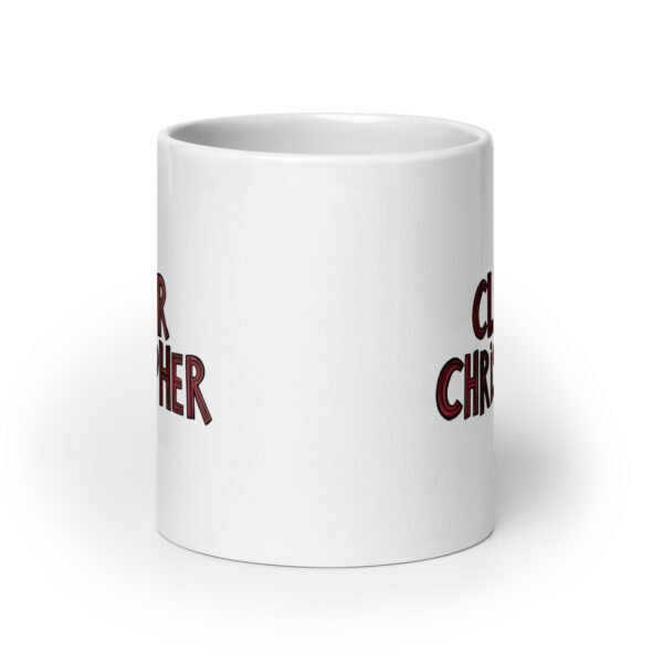 Clever Christopher - White glossy mug - Image 9