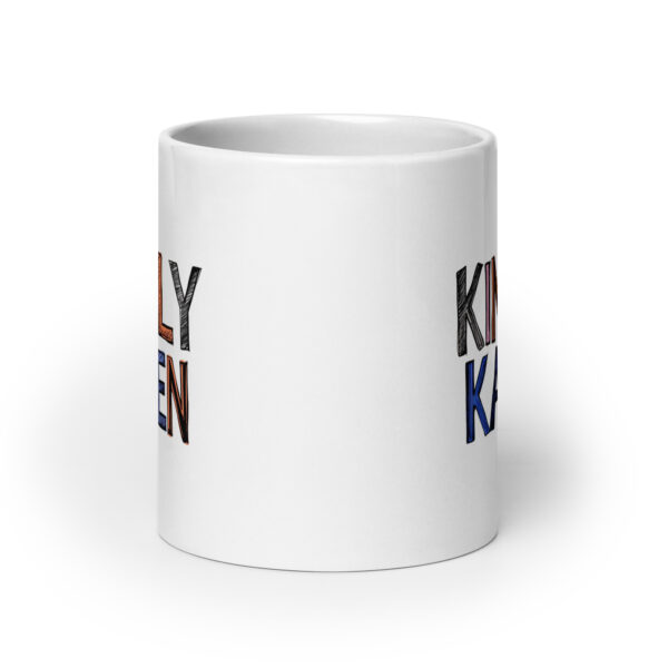 Kindly Karen - White glossy mug - Image 9