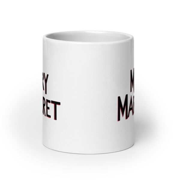 Merry Margaret - White glossy mug - Image 9