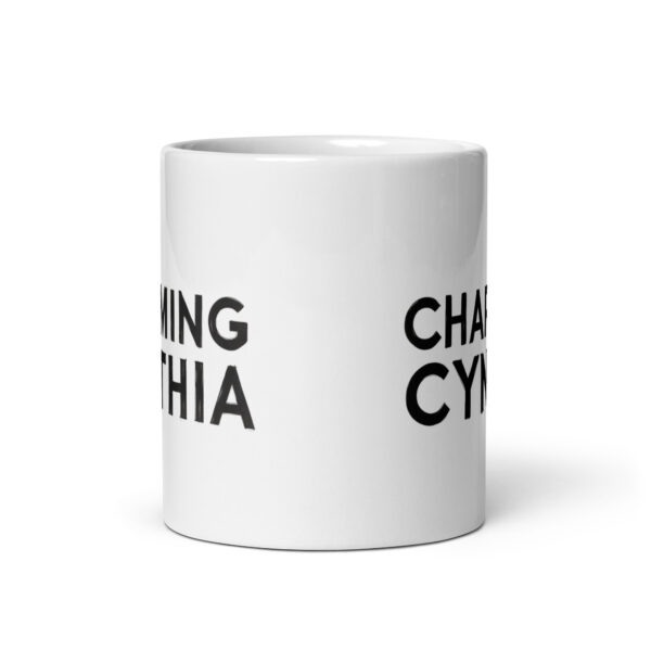 Charming Cynthia - White glossy mug - Image 3