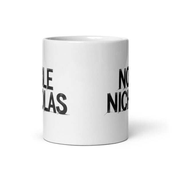 Noble Nicholas - White glossy mug - Image 3