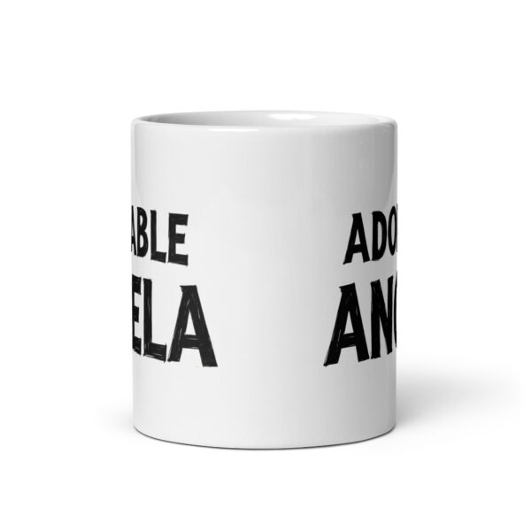 Adorable Angela - White glossy mug - Image 3
