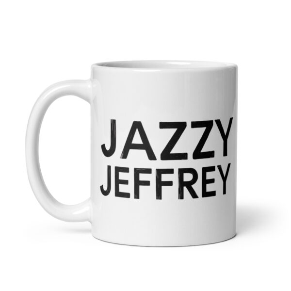 Jazzy Jeffrey - White glossy mug - Image 2