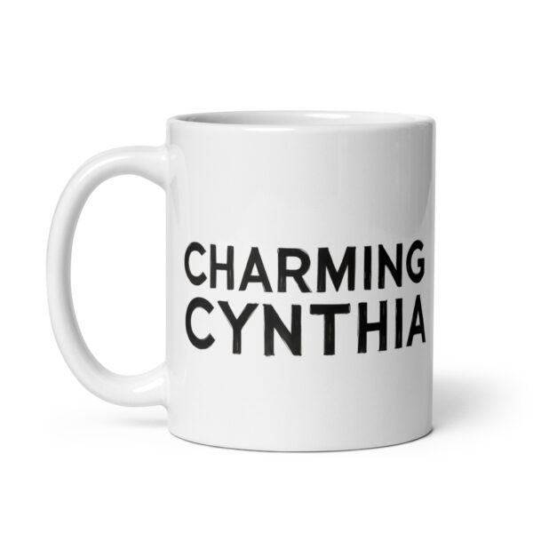 Charming Cynthia - White glossy mug - Image 2