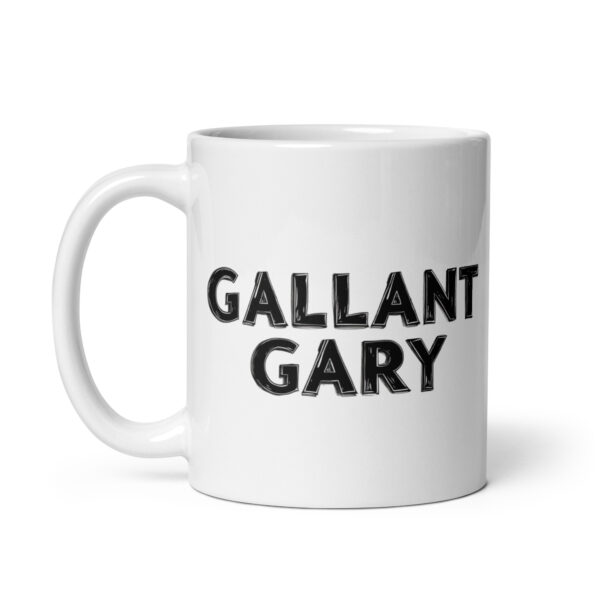 Gallant Gary - White glossy mug - Image 2