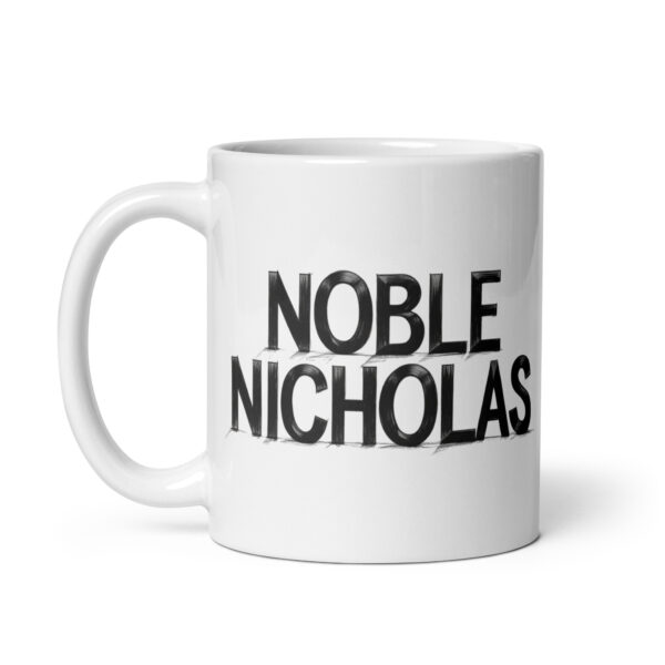 Noble Nicholas - White glossy mug - Image 2