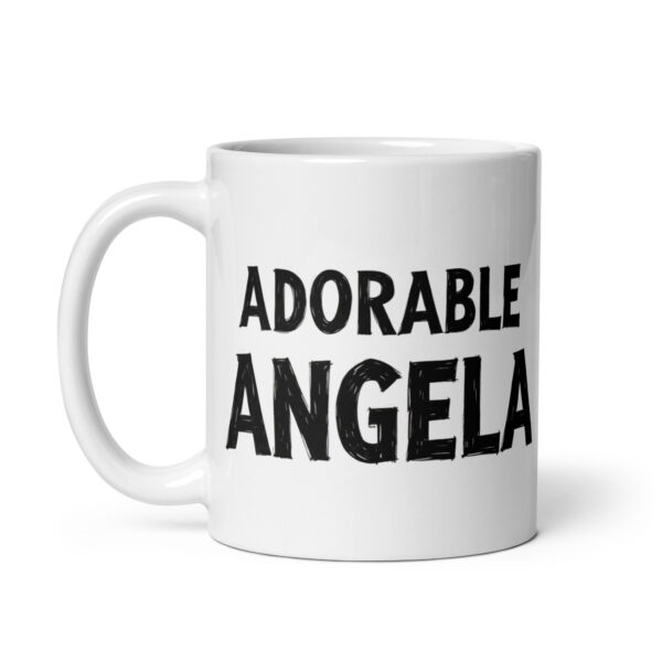 Adorable Angela - White glossy mug - Image 2