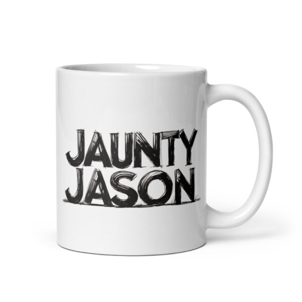 Jaunty Jason – White glossy mug Jaunty Jason – White glossy mug