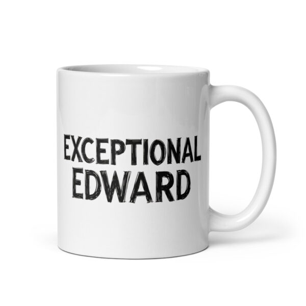 Exceptional Edward – White glossy mug Exceptional Edward – White glossy mug